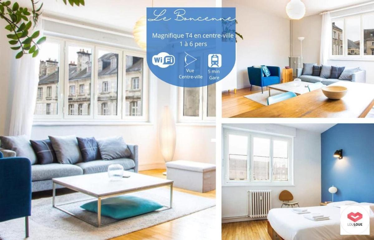 Le Boncenne - Large Bright T4 Downtown Apartment Poitiers Luaran gambar